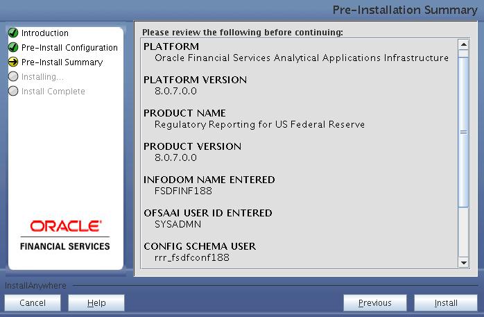 Pre-Install Configuration Please Wait Screen 8.