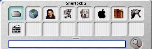 Using Sherlock to find files and folders by name When you open Sherlock, a window like this
