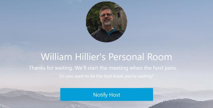 The web address for the personal room uses the following format: https://uthealth.webex.com/join/firstname.middleinital.lastname Example: https://uthealth.webex.com/join/william.b.hillier This room is good for Ad Hoc web meetings and conferences or for faculty starting online office hours.