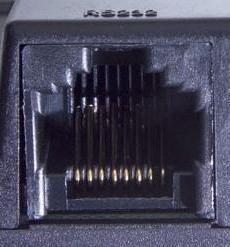 The Serial RS232 Port (RJ45 Socket) 300bps-230400kbps Pin Signals