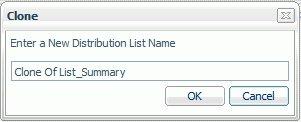 1. Using Report Broker Note: To create another list, you must close the New Distribution List window for the list you just created, then click New to open a refreshed New Distribution List window.