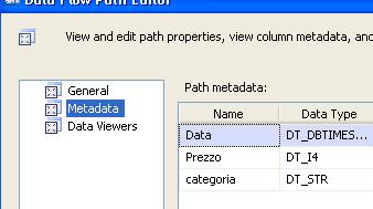 (CSV) Control Flow ata Flow In the ata Flow, connection arrows indicate physical data exchange ouble clicking on a link (ata Flow Path) you can Read the metadata of