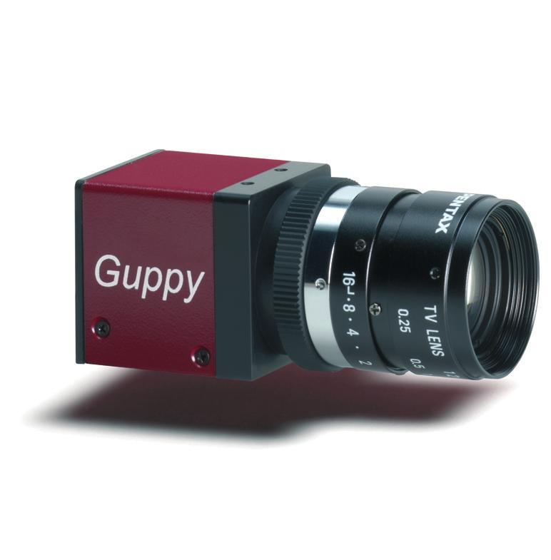 AVT Guppy The sensor The Guppy camera series can provide ten different sensors, all of them highly sensitive.