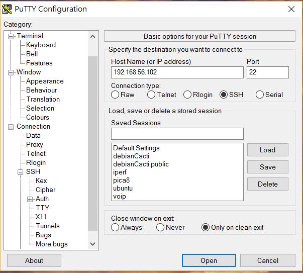 17 SSH to the VM Open Xming Server Use Putty and enable