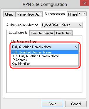 Step 3. Enter the fully qualified domain name as DNS string in the FQDN String field. Step 4. Enter the user fully qualified domain name as DNS string in the UFQDN String field. Step 5.