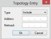 All check box. If unchecked, the configuration must be performed manually. If this is checked, skip to Step 10. Step 5. Click Add to add a Topology entry into the table.