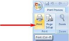 When the menu screen appears, move your cursor over Print and then click the Print Preview choice. At the top of the Print Preview screen you will see the Print Preview tab.