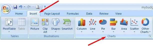 just right. What we are about to do is entirely new in Excel 2007.