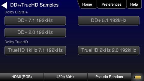 Select HDMI Audio Pattern DD+ 7.1 Step 3.