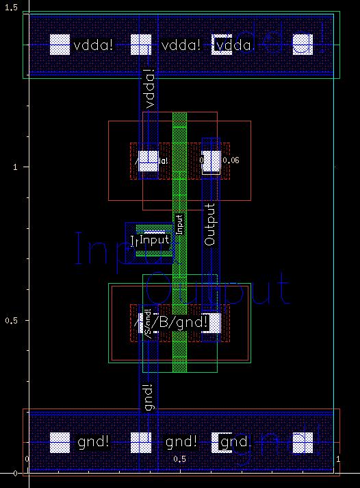 9. Layout versus Schematic Verification Now, we need to check to see whether the transistors we placed here actually match up with the transistors we placed in schematic.