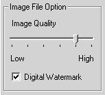 Image File Option Image Quality The higher the image quality, the more storage space is required. Choose the image quality accordingly.