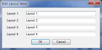 2.3.12 Layout You can store layouts of Tuning window and various setting situation and load the layout information that you saved optionally.