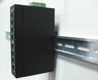 1 2 Step 3: Make sure the DIN rail is tightly secured on the