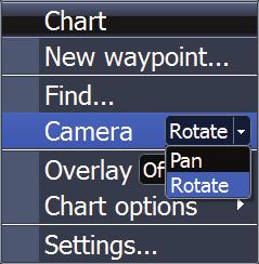 There are two 3D view options available: Rotate - default view keeping the