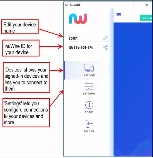 What is nuwire? nuwire is a screen sharing application that lets you easily push whatever is on your screen onto other devices. You can share your screen with any Windows, Mac, Android or ios device.