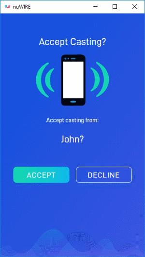 Tip Enable 'Auto-accept casting requests' in settings if you want to avoid the connection request shown above. What is a PIN code?