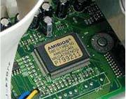 B. ROM (Read-only-memory) is memory that is etched on a chip that