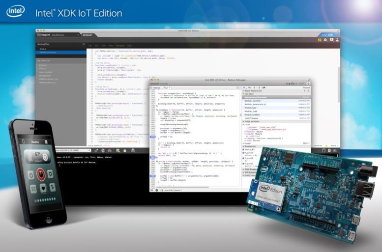Intel XDK IoT Edition Download: https://software.intel.