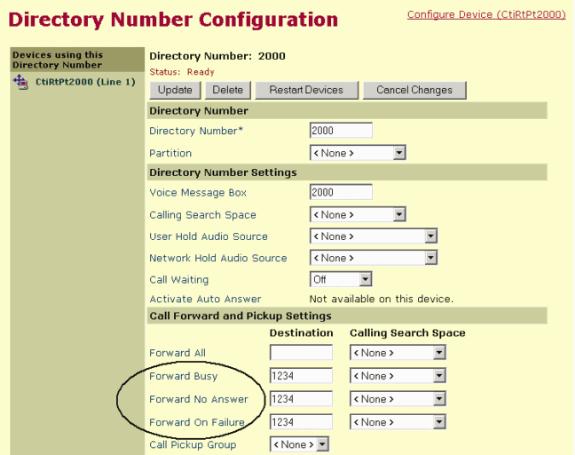 Private Lines When you configure a private line (directory