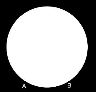 BR is a tangent 33. A round table cover has six equal designs as shown in the figure.