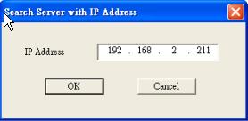 Note that the search is conducted by IP address, so you should be able to locate any TN-5508-4PoE/5516-8PoE that is properly connected to your LAN, WAN, or even
