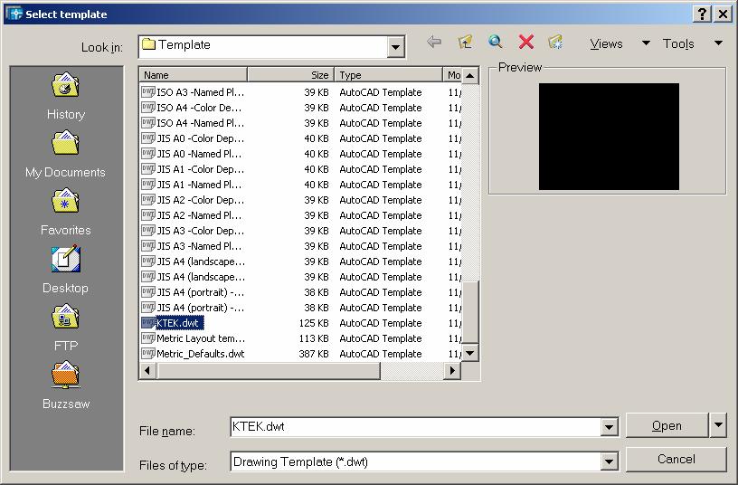 Importing Land Desktop Data 1. Launch Civil 3D 2. From the FILE Pulldown select NEW 3.