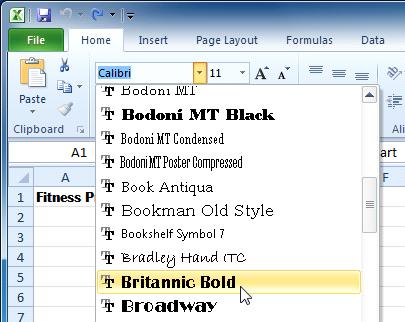In Excel, there are many tools you can use to format text and cells.