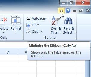 Displaying All Commands To Minimize and Maximize the Ribbon: The Ribbon is designed to be responsive to your current task and easy to use, but if you find it is taking up too much of your screen