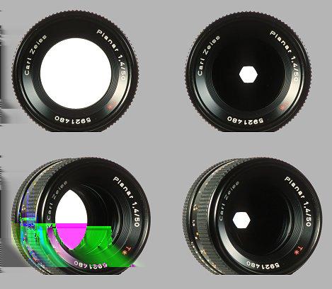 Optical vignetting 20/35 Real lenses are composed of several simple lenses and are several centimeters wide.