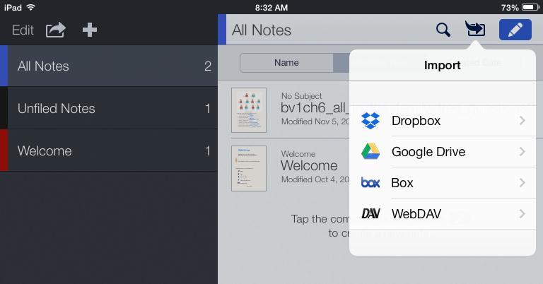 Google and Notability Files Once you are in Google Drive, you should the Notability folder you