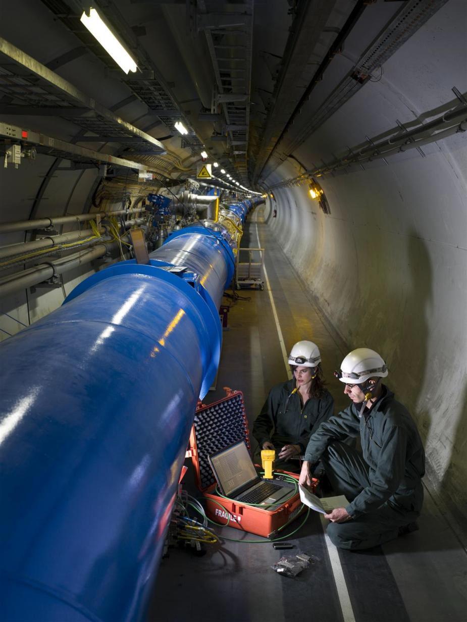 Located 100 meters underground, LHC is the largest cryogenic system in the world and one of the coldest places on Earth, operating at -271.3 C.