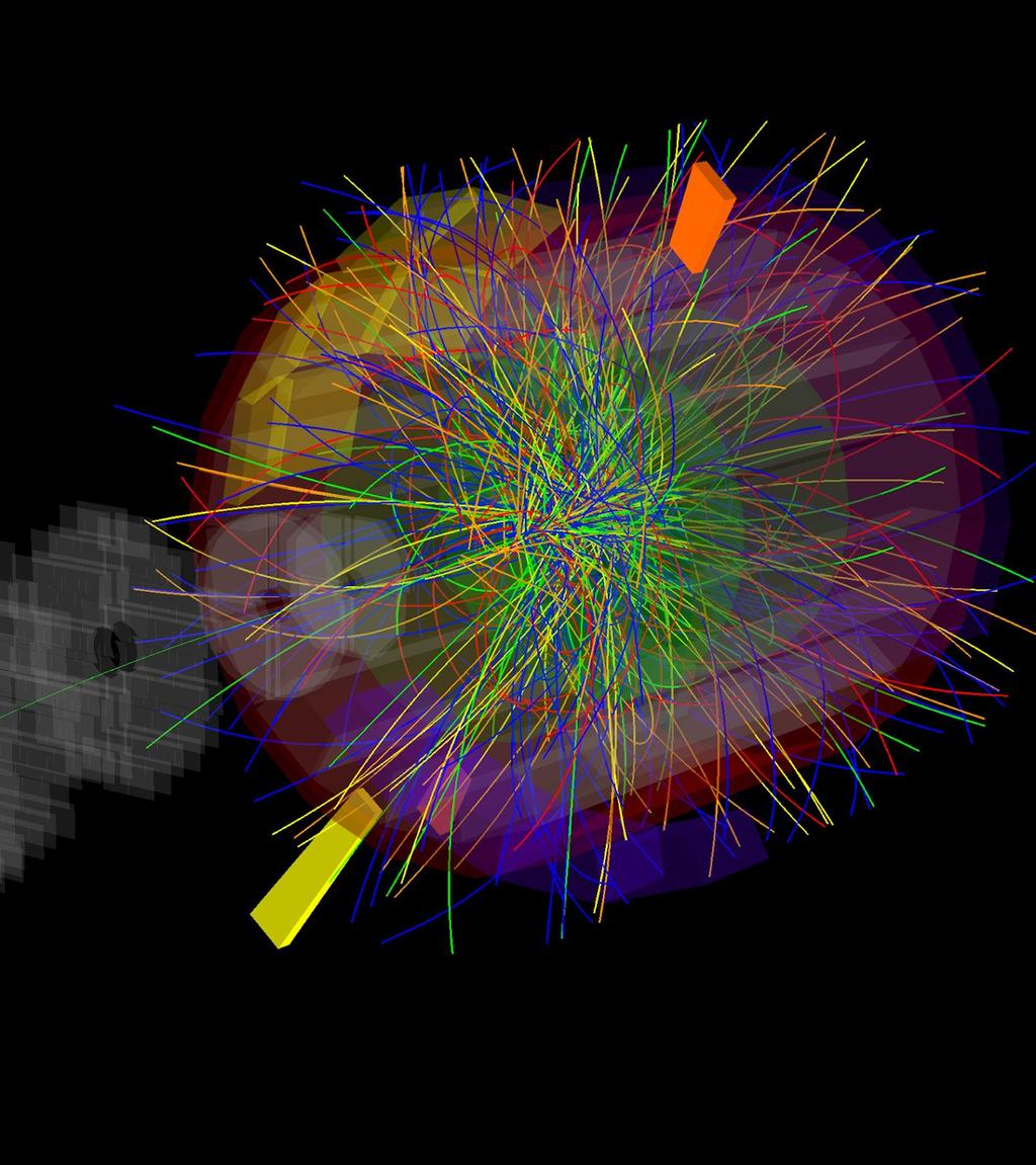 The reconstructed data is stored and analyzed in the Worldwide LHC Computing Grid (WLCG), which spans over 170 computing centers in 42 different countries, linking up national and international grid