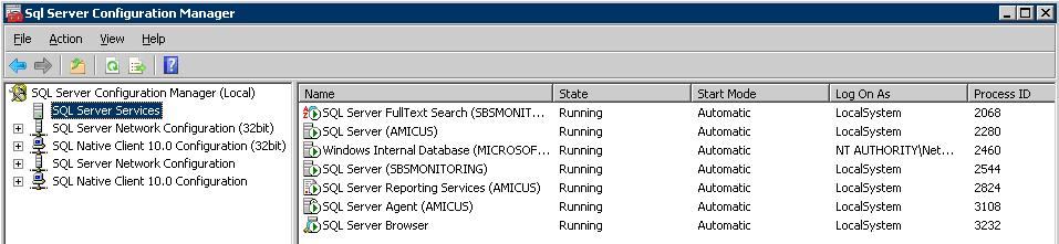 that Authentication Mode is set to either SQL or Mixed (which requires you to have a password). In the list at the left, right-click on the SQL Server name and choose Properties. Then choose Security.