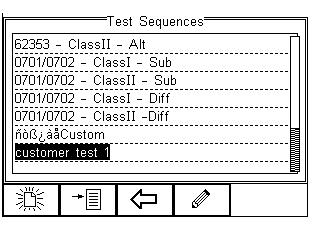 When chosing Test None-, the Test Sequence will only be set to an Inspection. Refer to 6.1.6 for further details.