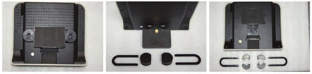 Assemble the u-shaped mounting brackets firstly, slide the mounting brackets into the headrest's rectangular dock assembly, remove your headrest,
