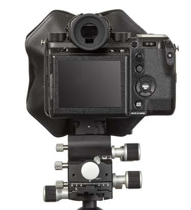 Next to that the Actus-G also offers the possibility of mounting an interchangeable frame for digital backs.