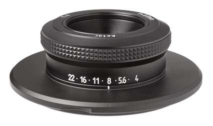 Cambo s ACTAR-35 is a rebuild lens dedicated to the Actus in combination with a dslr or mirrorless camera. This lens is permanently attached to an Actus lens panel and has a focal length of 35mm.
