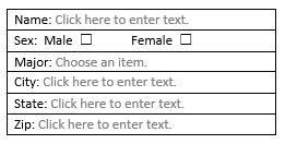 To insert a content control into your form: 1. Click to place your cursor on the form where the content control will be inserted. 2. Click the Developer tab (See Figure 8). Figure 8 - Developer Tab 3.