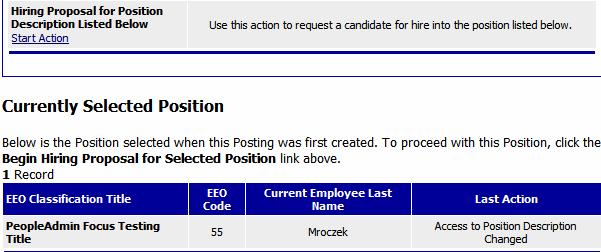 Once you choose your Hiring Proposal selection, click