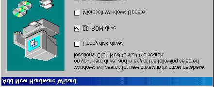 Figure 5. Driver Selection Dialog for Windows 98 4.
