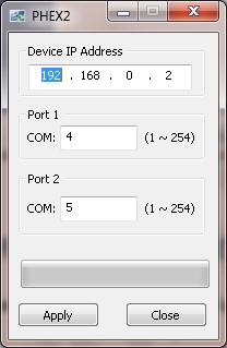 Now click on Finish. 13. Set Windows COM Ports for PORT 1 After installation is finished, stop any running application on your system and then from Windows Start/Programs/IPEX/ run PHEX2.