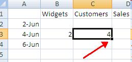 Working with Worksheet Entering Data To use the Auto Fill
