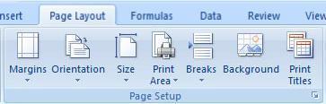 Printing Worksheet Setup Worksheet