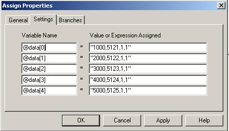 ASSIGN In this example, the Assign block, see Figure 3, sets the data for each agent to be logged on.