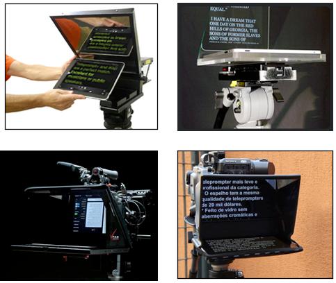 Advanced Features Text Mirroring Teleprompt+ supports text mirroring for split-glass reflector hardware that is commonly used in film and broadcasting.