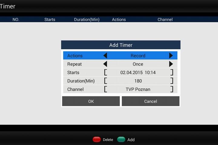 1.3 DTV Settings DTV settings support