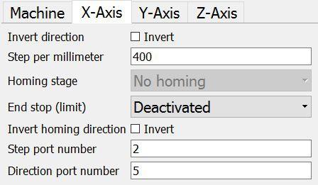 Conduct Homing by selecting homing on the CNC window or by entering $H in the command window. It is not allowed to enter any commands during the homing process.