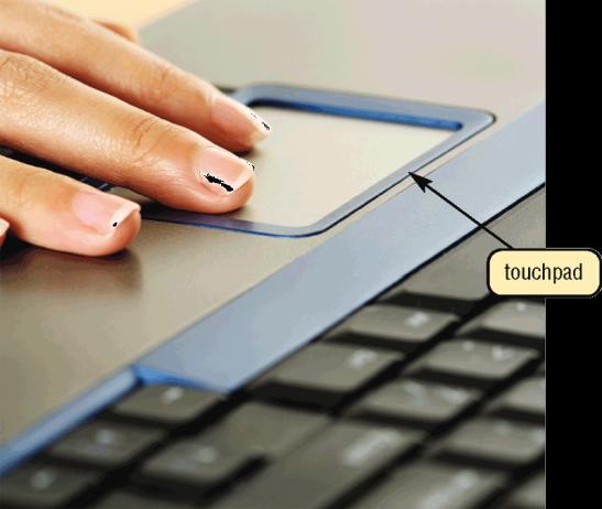 Other Pointing Devices What are a touchpad and a pointing stick?