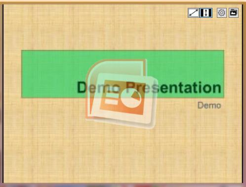 6 Edit PowerPoint file Note: 1 Add powerpoint file to a zone and click on the item to start