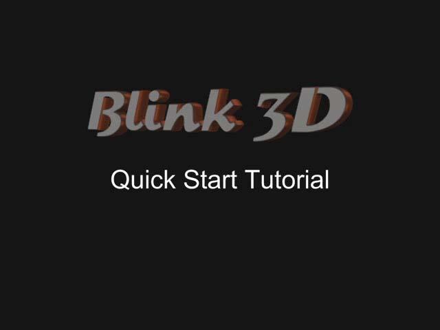 Blink3D create virtual